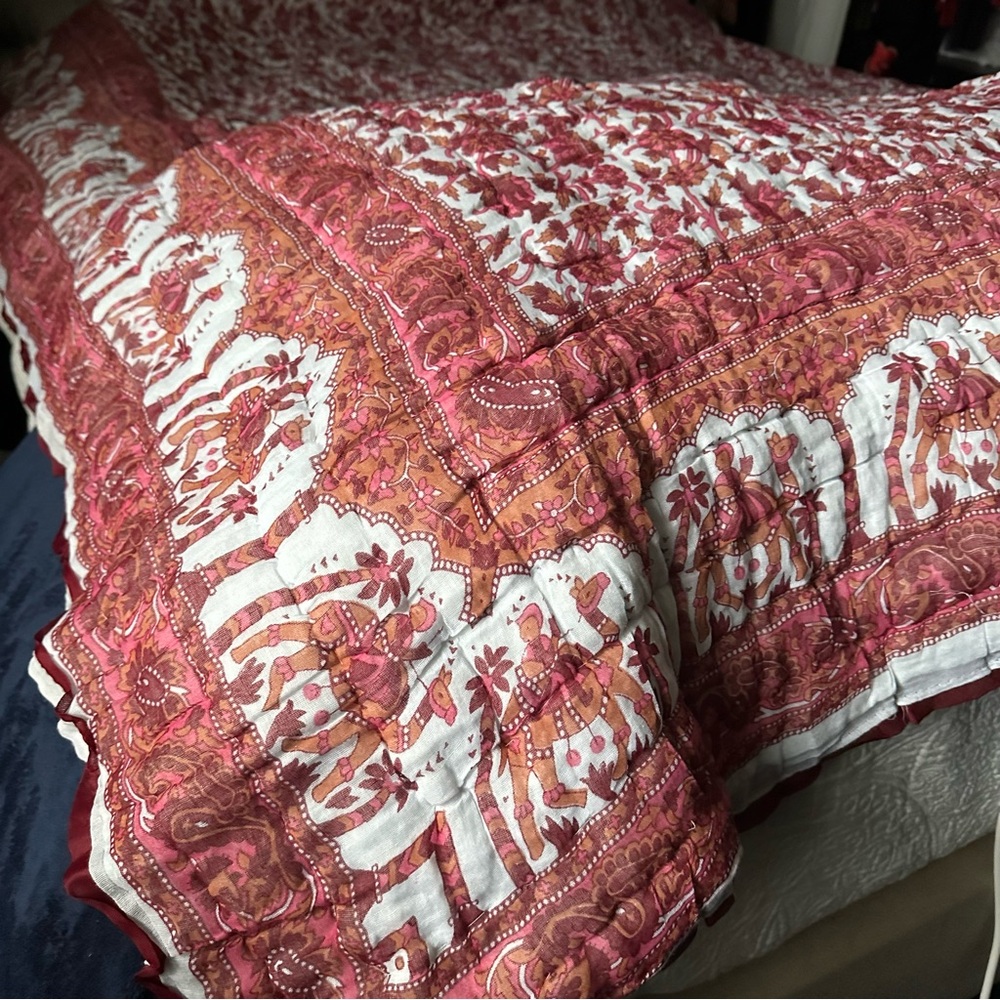 Rhea India made quilt - Double/Queen bed